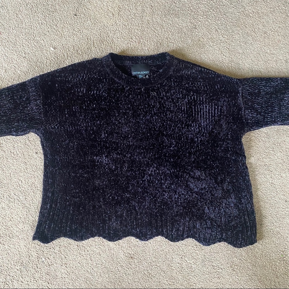 Cynthia Rowley Black Sweater